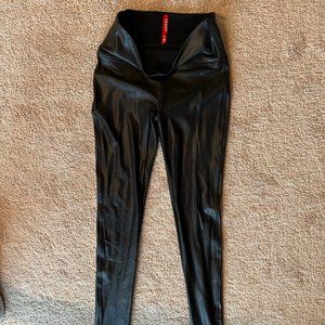 Spanx Faux Leather Leggings - Size Small